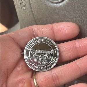 In n out rare preferred customer silver coin